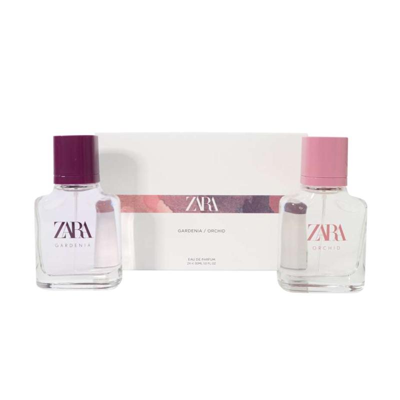 Jual Zara Leather Collection Gardenia Orchid Woman Paket Parfum