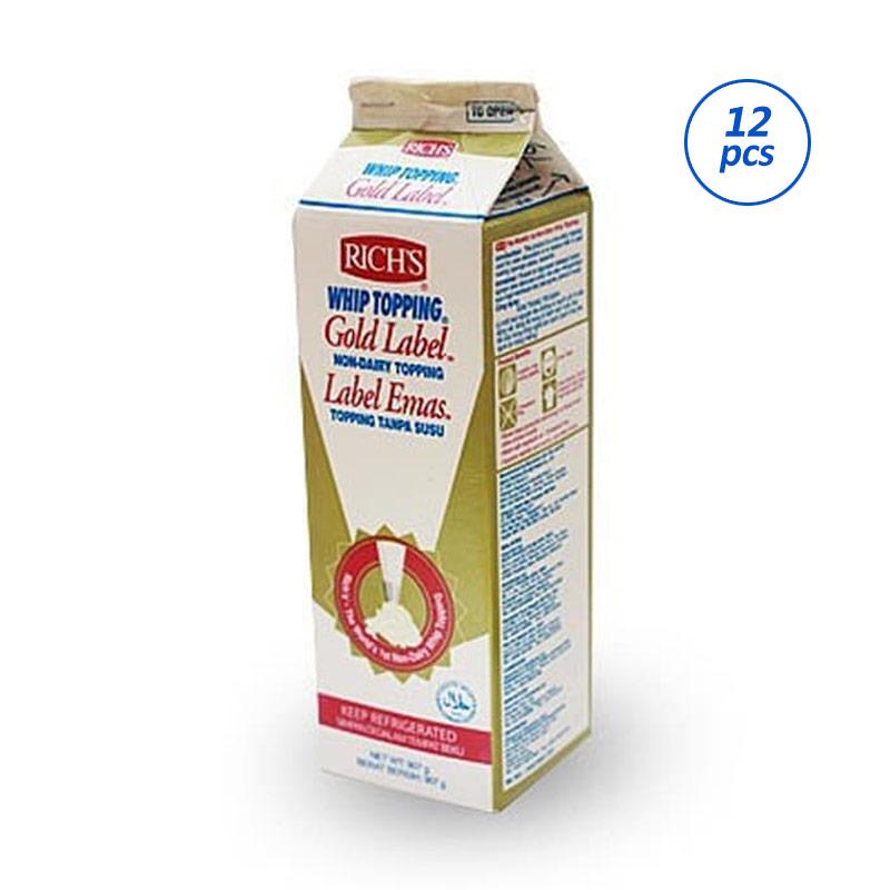 Jual Rich Gold Label Whipping Cream 907 G 1 Ktn 12 Pcs Online Juli 2020 Blibli Com