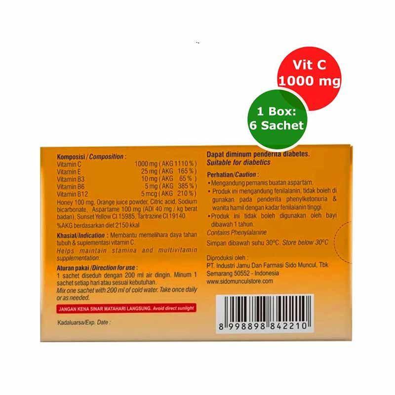 Jual Sidomuncul Vitamin C 1000 Mg Sweet Orange Minuman Vitamin C Suplemen Makanan Untuk Daya Tahan Tubuh Dewasa Anak Imunitas Vit C 10 Box 60 Sachet Murah Mei 21 Blibli Jual Sidomuncul Vitamin C 1000 Mg Sweet Orange Minuman Vitamin C Suplemen Makanan Untuk Daya Tahan Tubuh Dewasa Anak Imunitas Vit C 10 Box 60 Sachet Murah Mei 21 Blibli
