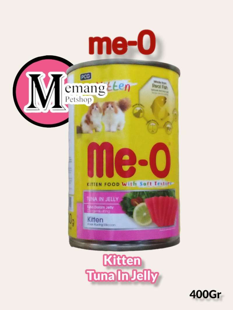 Jual Me O Kitten Kaleng Tuna 400gram Makanan Anak Kucing Basah Meo