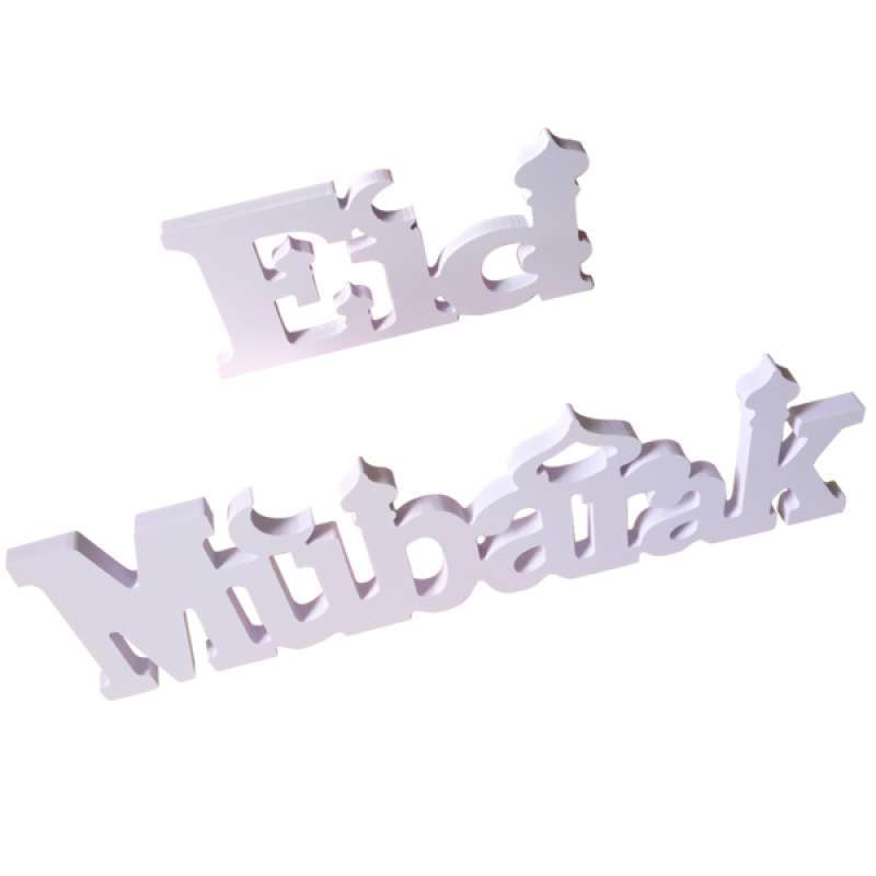Jual Oem Festival Plaque Sign Wooden Hanging Board Letter Eid