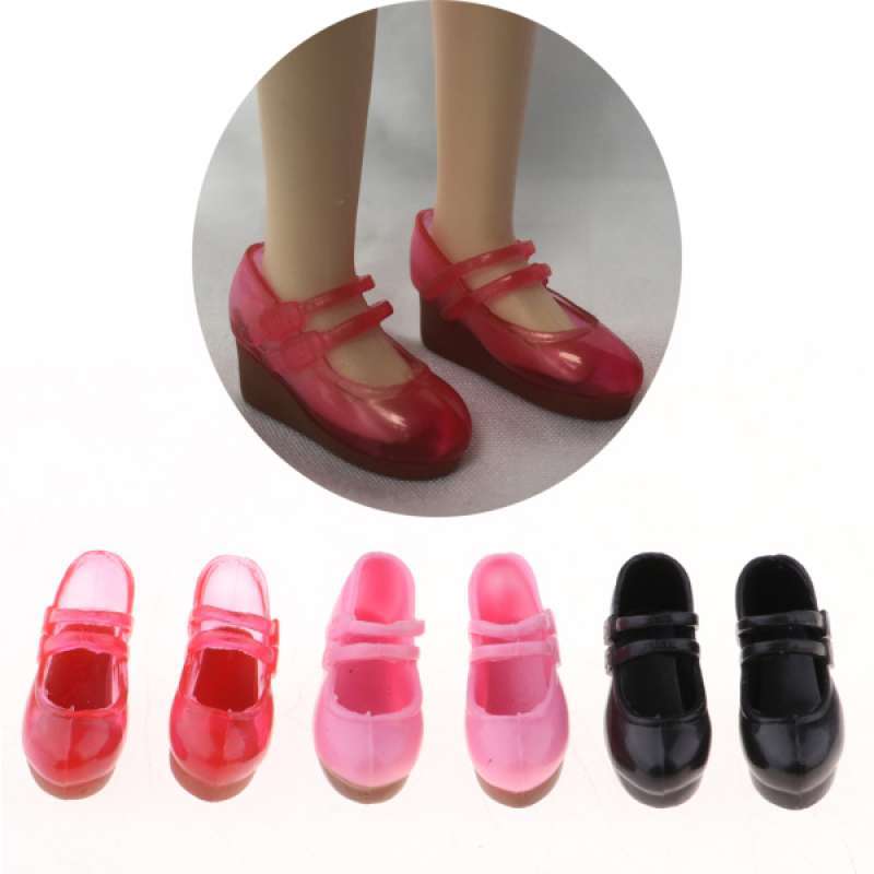 3 Pair 1/6 BJD Smart Doll Shoes Slope Heels Outfit for Blythe Azone Licca