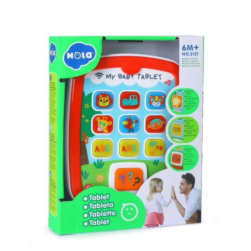 Jual Hola Tablet With Music And Light Red Mainan Bayi Online Februari 2021 Blibli