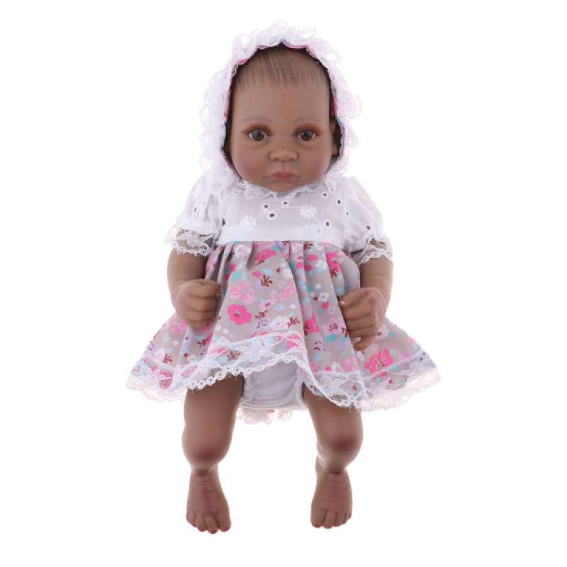 Jual Oem Lifelike Silicone Reborn African American Baby Doll L Dress Hat Set Online September 2020 Blibli Com