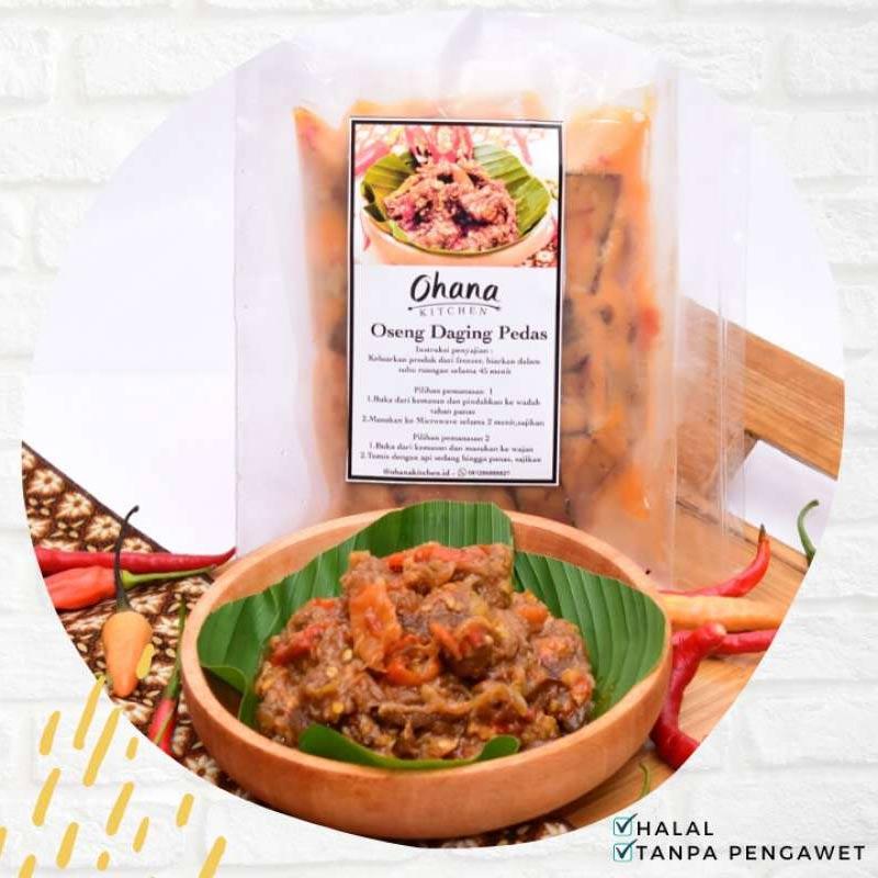 Jual Ohana Kitchen Oseng Daging Pedas Frozen Food 250g Online November 2020 Blibli
