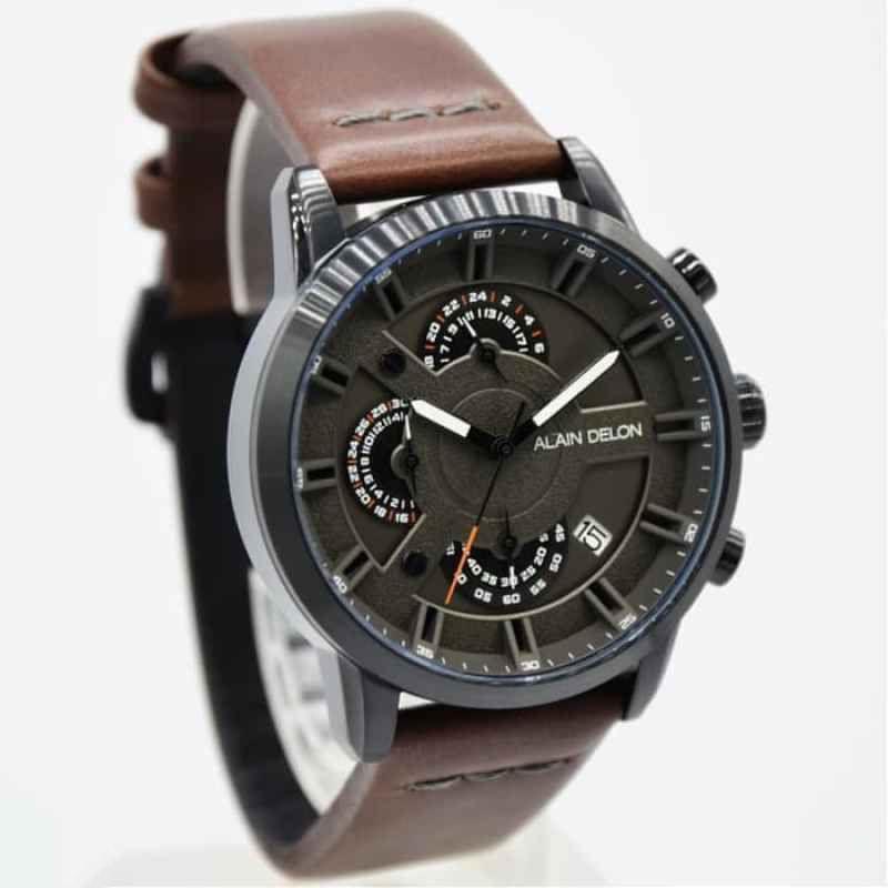 Jual Jam Tangan Pria Original Alain Delon Ad429 1742c Grizzly Watch Online Oktober 2020 Blibli Com