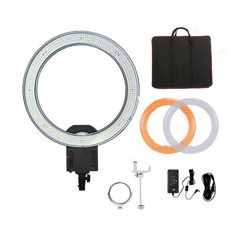 macro cn r640 led ring light with dimmer