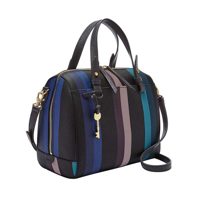 Fossil rachel satchel blue multi hotsell
