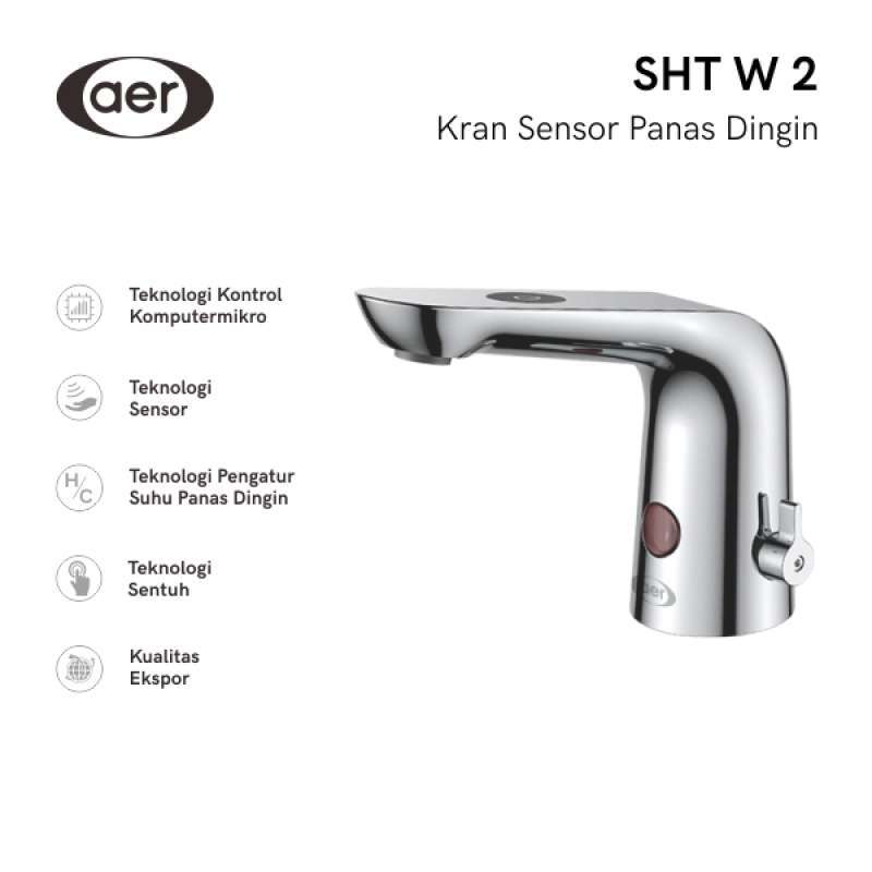 Jual Aer Kran Wastafel Sensor Otomatis Kuningan Sht W2 Terbaru Juni 2021 Blibli