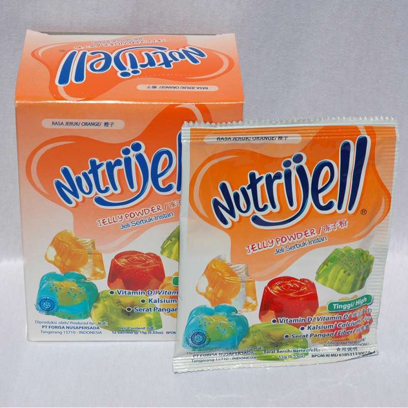 Jual Nutrijell Jeruk Jelly Powder 15 G X 12 Sachet Terbaru Juli 2021 Blibli