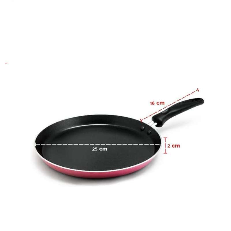 Jual Maxim Ultra Round Griddle Crepes Teflon 25 Cm Pink Online Maret 2021 Blibli