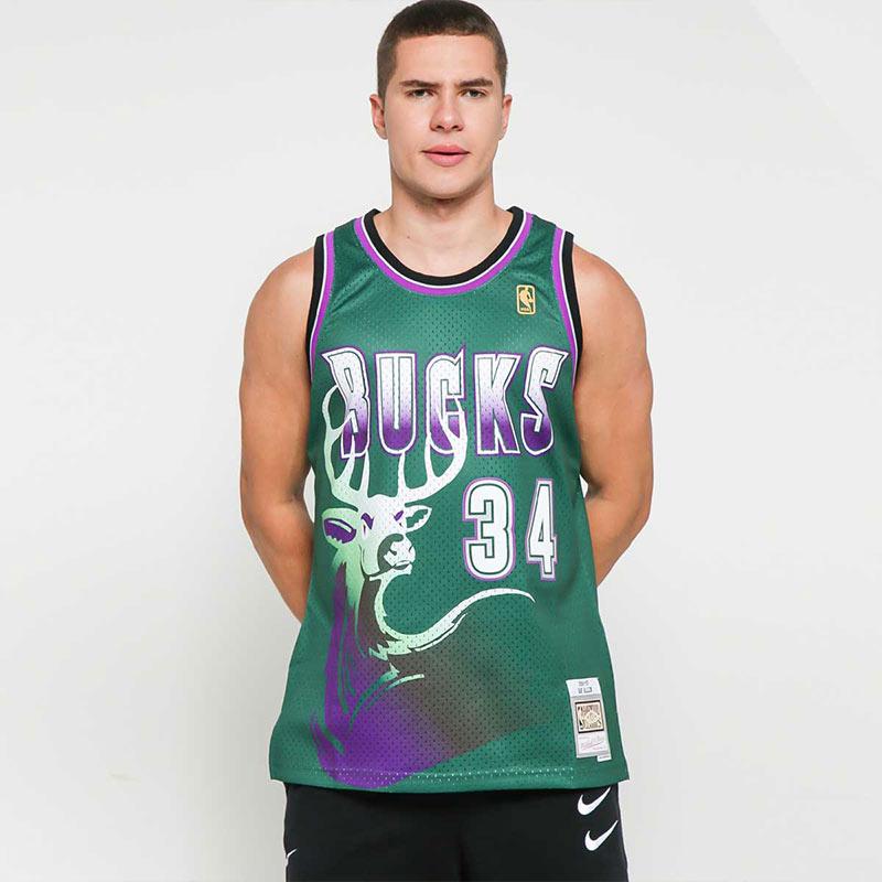 Milwaukee bucks old jersey clearance