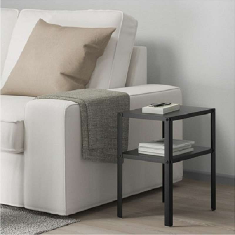 Jual Knarrevik Meja Samping Tempat Tidur Hitam Side Table Ik Murah September 2020 Blibli Com