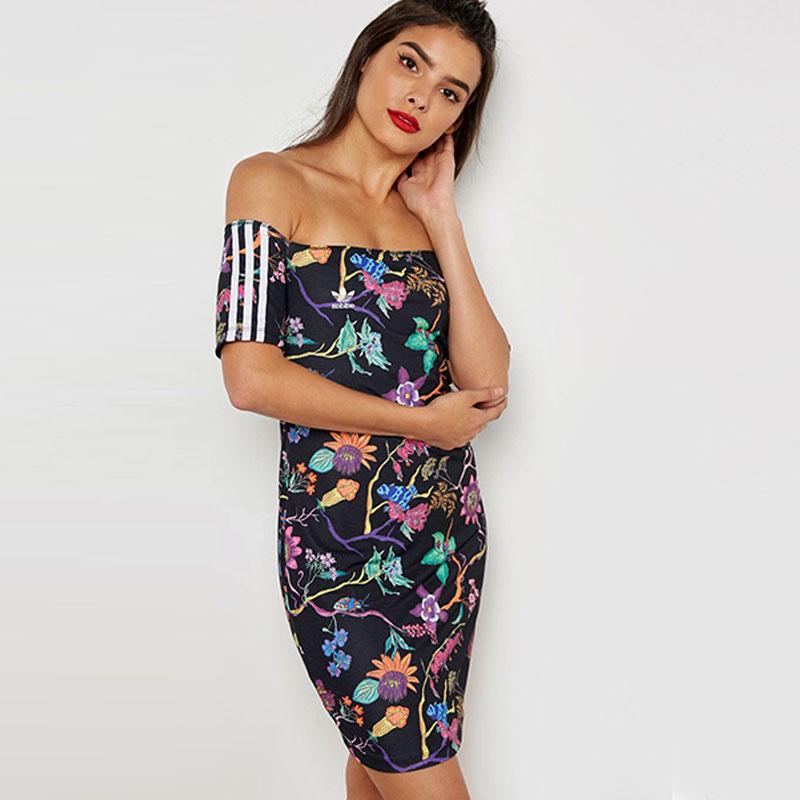 adidas dress flowers