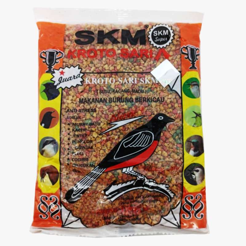 Jual PAKAN BURUNG SKM KROTO SARI VOER PUR KASAR ANTI STRESS MAKANAN MURAI KACER JENTET CENDET PUNGLOR DECU PERENJAK PRENJAK CUCAK ROBIN TRUCUKAN DLL SKMKS di Seller Sempati Bird Shop - Kota