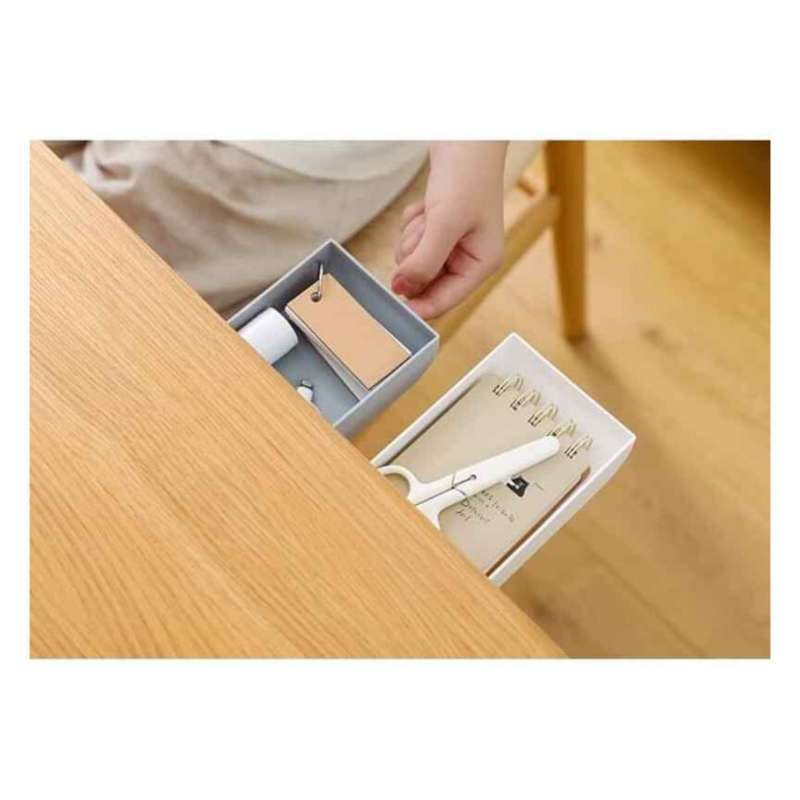 Jual Gadgetlots Under Table Desk Drawer Storage Box Orgenizer Putih Online Oktober 2020 Blibli Com