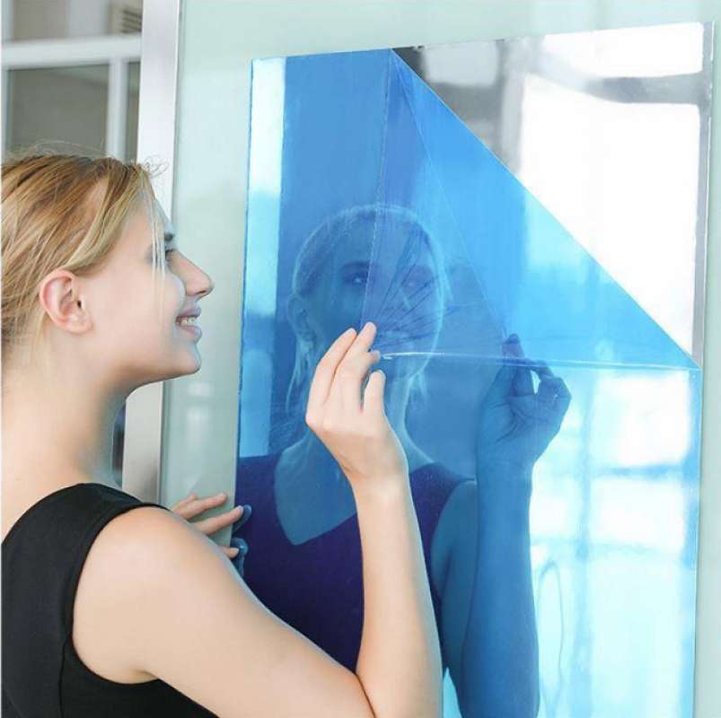 Jual Kp 11 Mirror Wall Sticker Walpaper Cermin Kaca Hiasan Dinding Tembok Online November 2020 Blibli Com