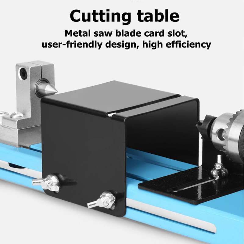 Jual Wolike Mesin Bubut Kayu Mini Lathe Beads Grinding Polisher Diy Woodworking Blue 150w X707 Online Januari 2021 Blibli