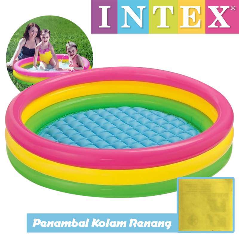 Jual Ocean Toy Intex Pelangi Besar 57412 Kolam Renang Anak Online Oktober 2020 Blibli Com