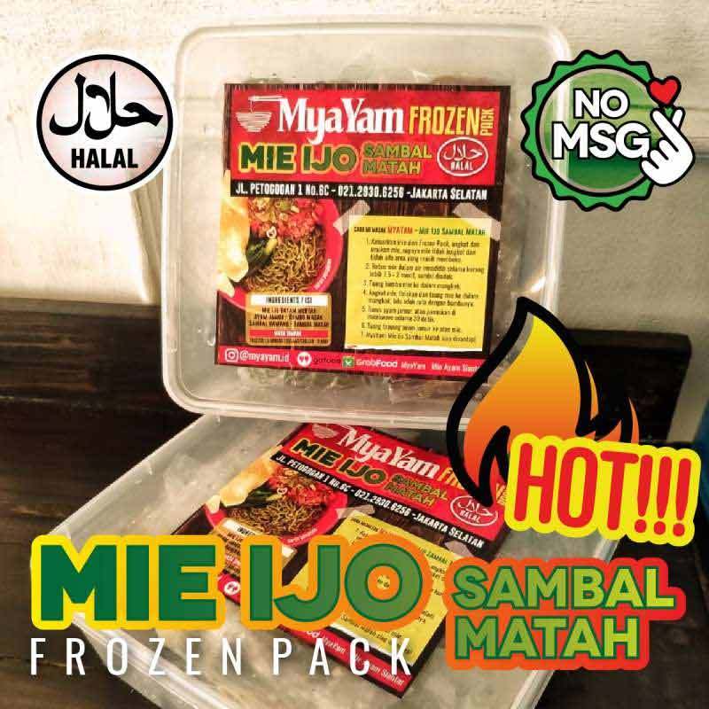 Jual Myayam Mie Ijo Sambal Matah Frozen Pack 5 Pcs Terbaru Juli 2021 Blibli