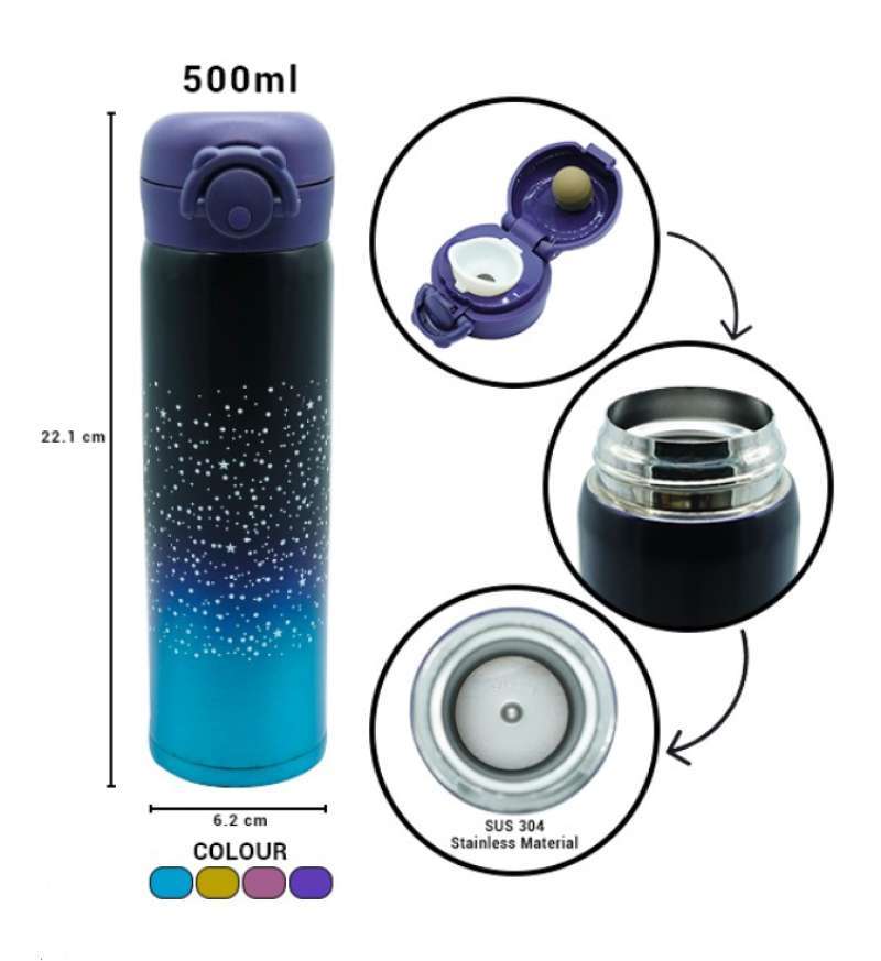 Jual Termos Air Panas Clip On 500ml Vacuum Flask Termos Air Panas B89 3 Online Februari 2021 Blibli