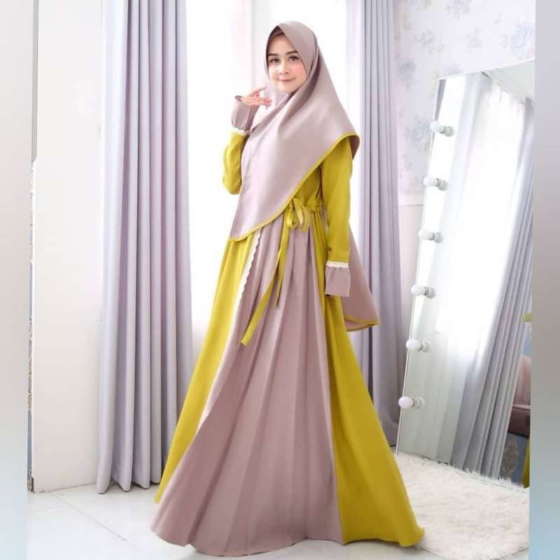 Jual Hijab Bandung Pakaian Wanita Muslim Syari Malika Online Januari 2021 Blibli