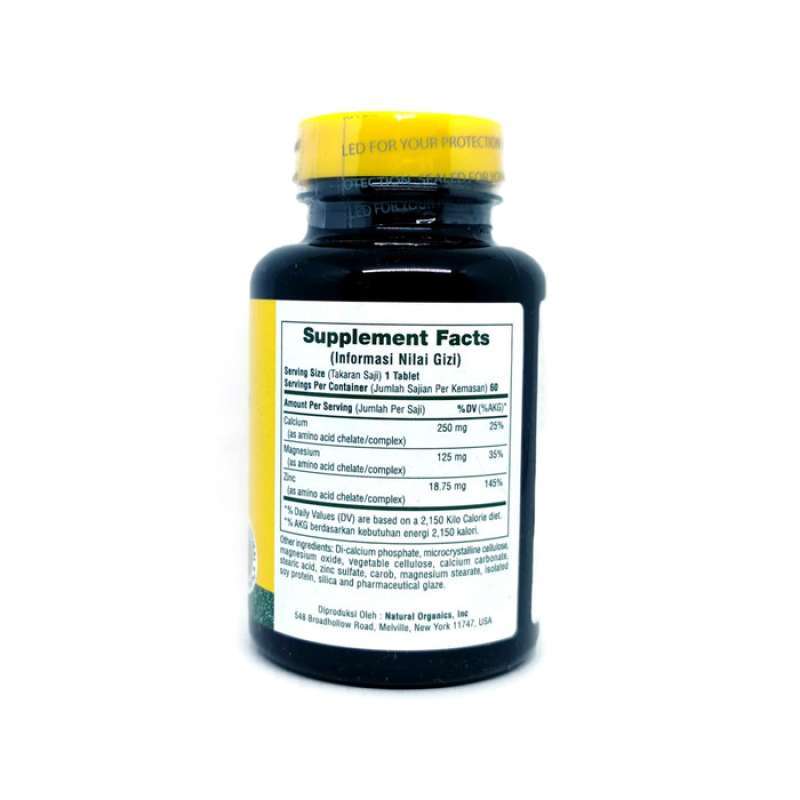 Jual Nature S Plus Cal Mag Zinc Natures Pluscal Mag Zinc Calcium 60 Tablet Online November 2020 Blibli Com