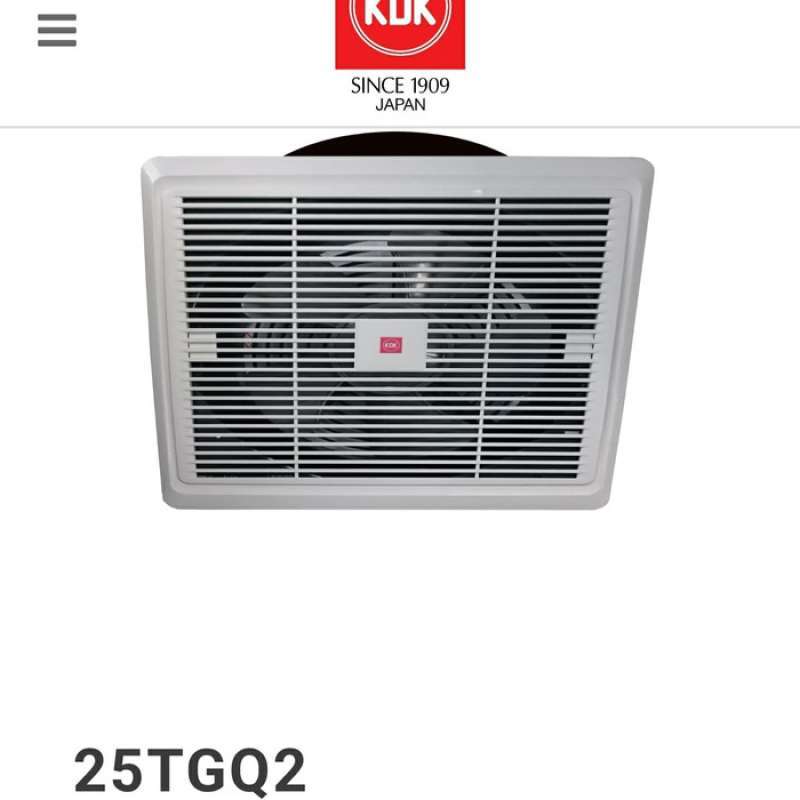 Jual Kipas Angin Plafon Ceiling Exhaust Fan 10 Kdk 25 Tgq2 Online Februari 2021 Blibli
