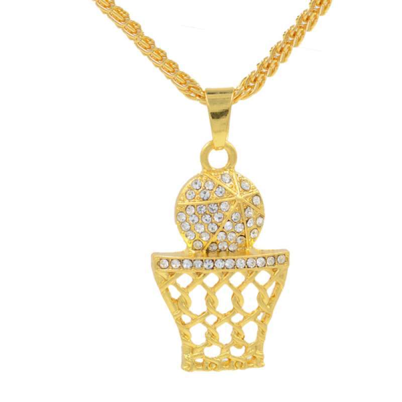 Jual Hip Hop Men Necklace Gold 