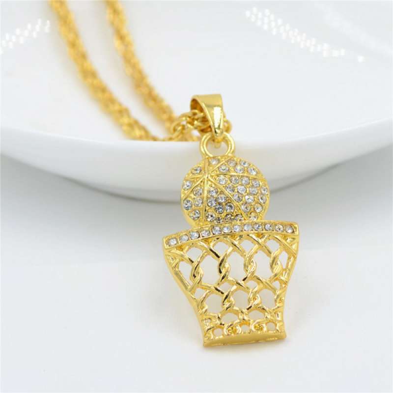 Jual Hip Hop Men Necklace Gold 