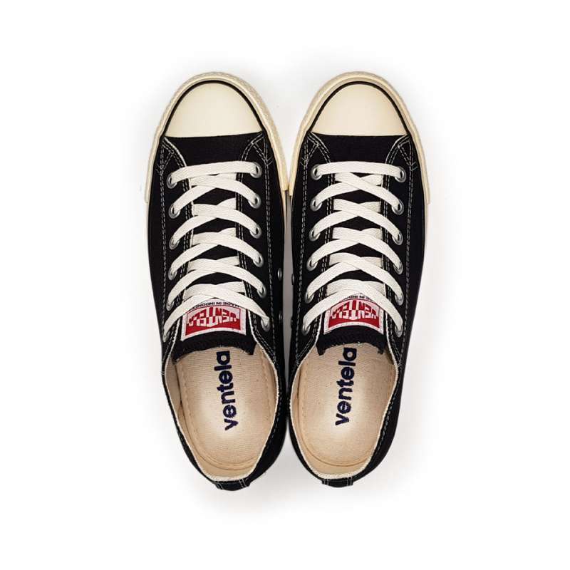Jual Ventela Ethnic Low Black Natural Sepatu Vantela Sneakers Pria Casual Sekolah Sepatu Wanita Ventella Original Online Oktober 2020 Blibli Com
