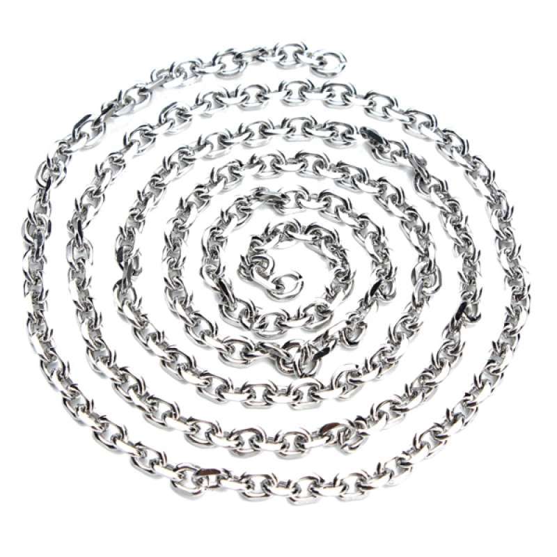Promo 5m Stainless Steel O Ring Chain For Diy Necklace Bracelets Jewelry Findings Di Seller Homyl China Blibli