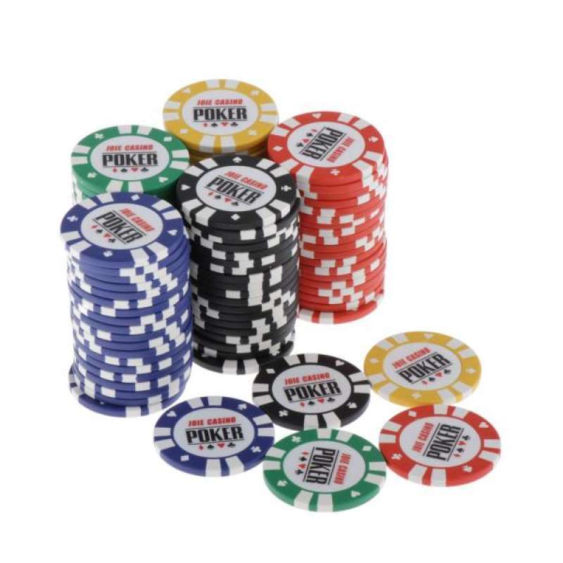 Promo 100pcs No Denominations Poker Chips for Casino Supply ...