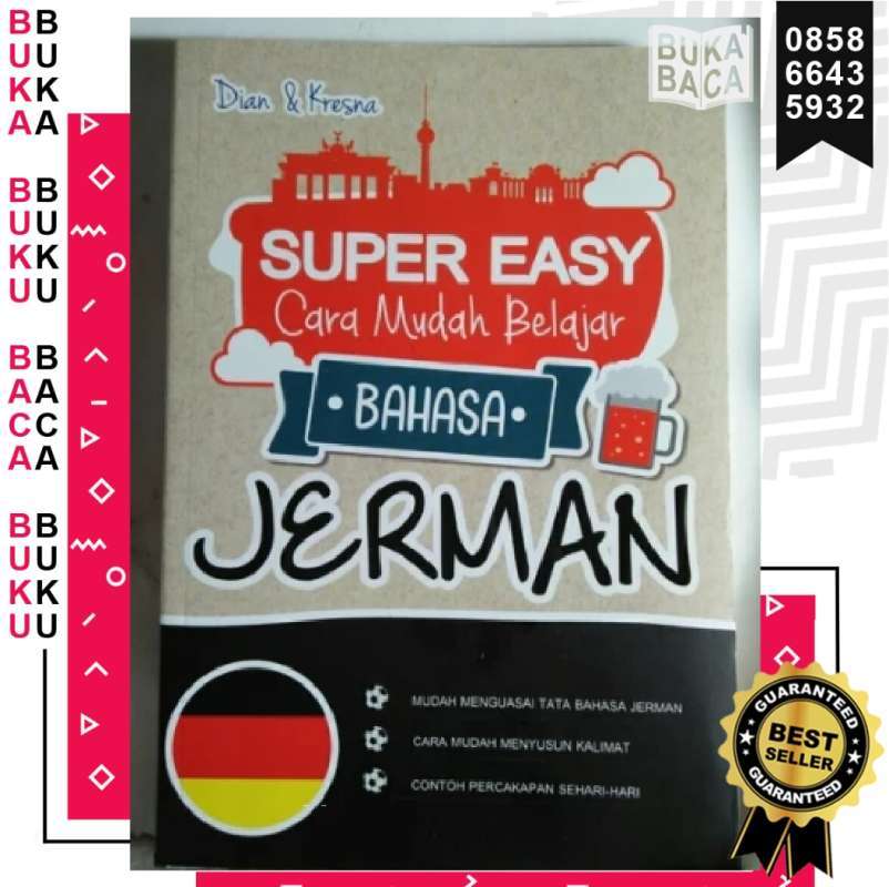 Jual Bukabaca Super Easy Cara Mudah Belajar Bahasa Jerman Dian Kresna Buku Kamus Bahasa Asli Original Terbaru Juli 21 Blibli