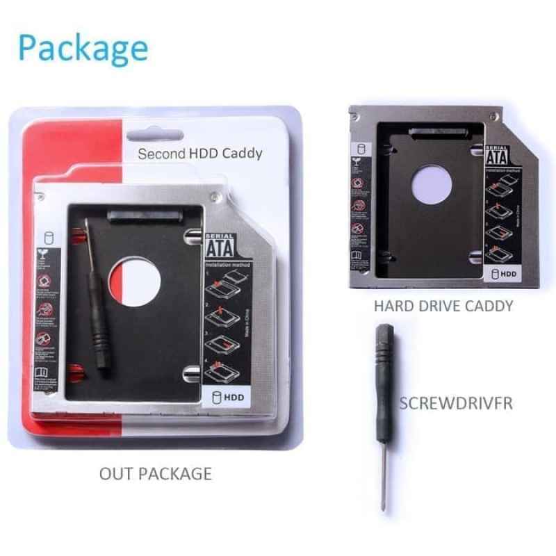 Jual Ssd Caddy Hdd Caddy For Laptop Tebal 9 5 Mm Online November 2020 Blibli