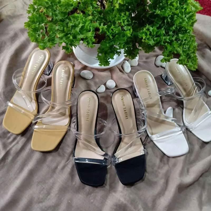 Jual Sandal Sepatu Heels Hak Tahu Kaca Cinderella Pesta Mewah Wanita Kekinian Online Oktober 2020 Blibli Com