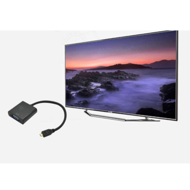 Jual Hdmi Male To Vga Female Video Converter Adapter Cable For Pc Laptop Tv Online November 2020 Blibli Com