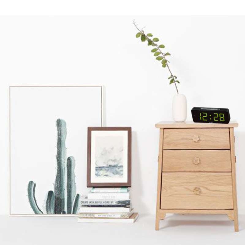 Jual Large Led Display Electronic Desk Clock Digital Alarm Clock Eu Plug Online November 2020 Blibli Com