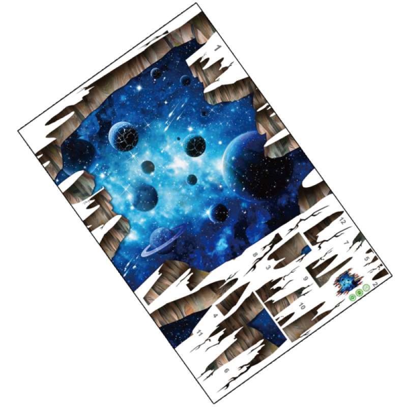 Jual Removable Wall Decals Self Adhesive Stickers For Living Room The Milky Star Online April 2021 Blibli