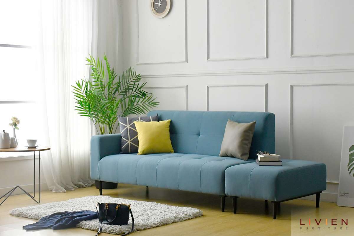 Promo LIVIEN Sofa Ruang Tamu Minimalis Sofa Bed L Sofa SET