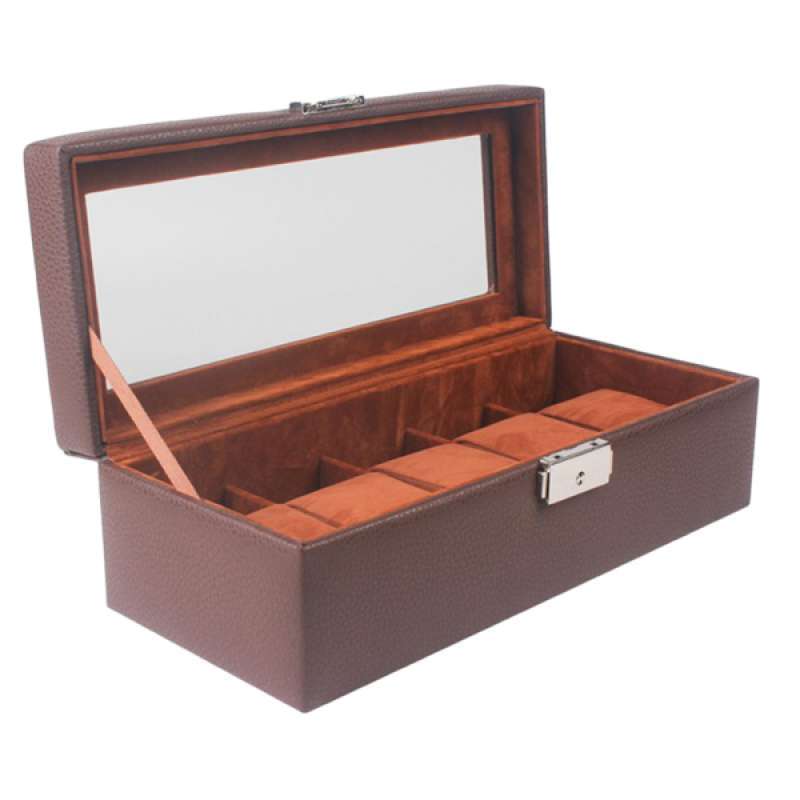 Jual Leather 5 Slots Bracelet Bangle Jewelry Watch Gift Box Case Velvet Organizer Online September 2020 Blibli Com