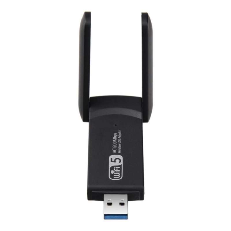 Jual Wireless Usb Wifi Adapter Dongle 2 4 5ghz With 2 Antenna For Pc Laptop Online Desember 2020 Blibli