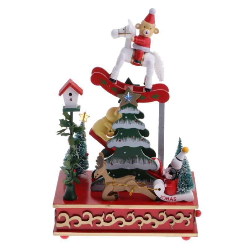 Jual Wind Up Christmas Music Tree Music Box Kid Toy Xmas Gift Decoration Ornament Online November 2020 Blibli