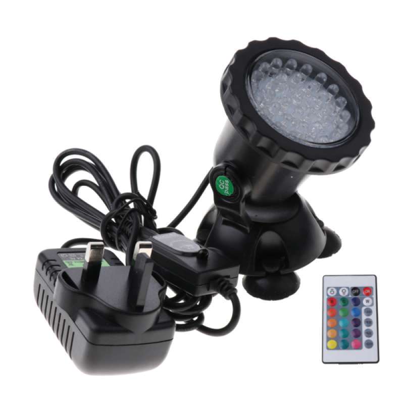 Jual Remote Control Submersible Spotlight 36led Aquarium Multi Color Decor Online Oktober 2020 Blibli Com