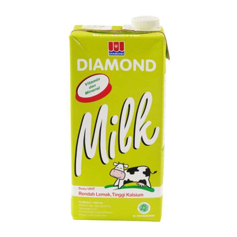 Jual Diamond Uht Low Fat High Calsium 1000ml Susu Rendah Lemak 1 L Online Desember 2020 Blibli