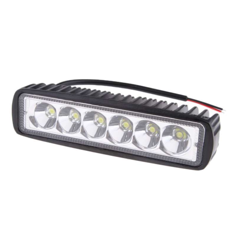 waterproof 18w flood spot led work light car motorcycle fog driving bar lamp