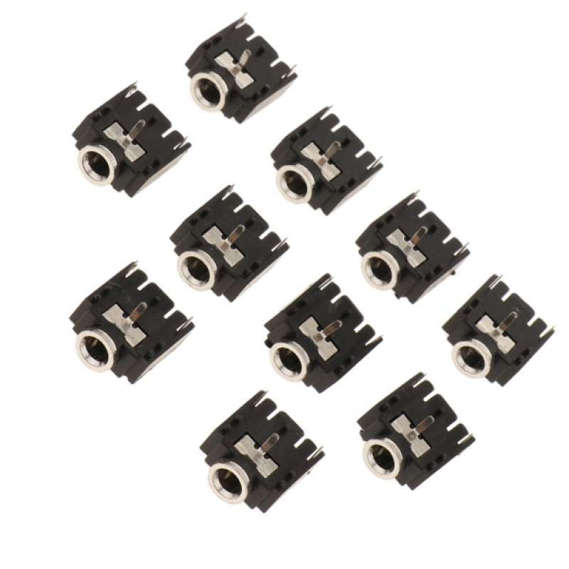 Jual 10x 3 Pin Stereo Socket Audio Connector 3 5mm Female Interface Dual Channels Online Desember 2020 Blibli