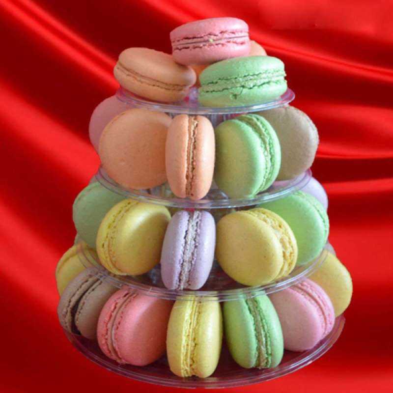 Jual 2x Macaron Tower Stand With Carry Case For French Macarons For Party 4 Tier Online Oktober 2020 Blibli Com