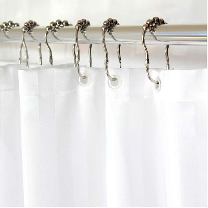 Jual 12 Piece Shower Curtain Rings Rail Pole Rod Bathroom Ball Bead Hook 1 Online Oktober 2020 Blibli Com