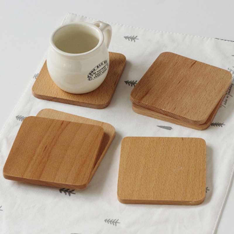 Jual Oem Wood Coasters Mats Bowl Trivet For Drinks Protect Home Kitchen Table Office Online September 2020 Blibli Com